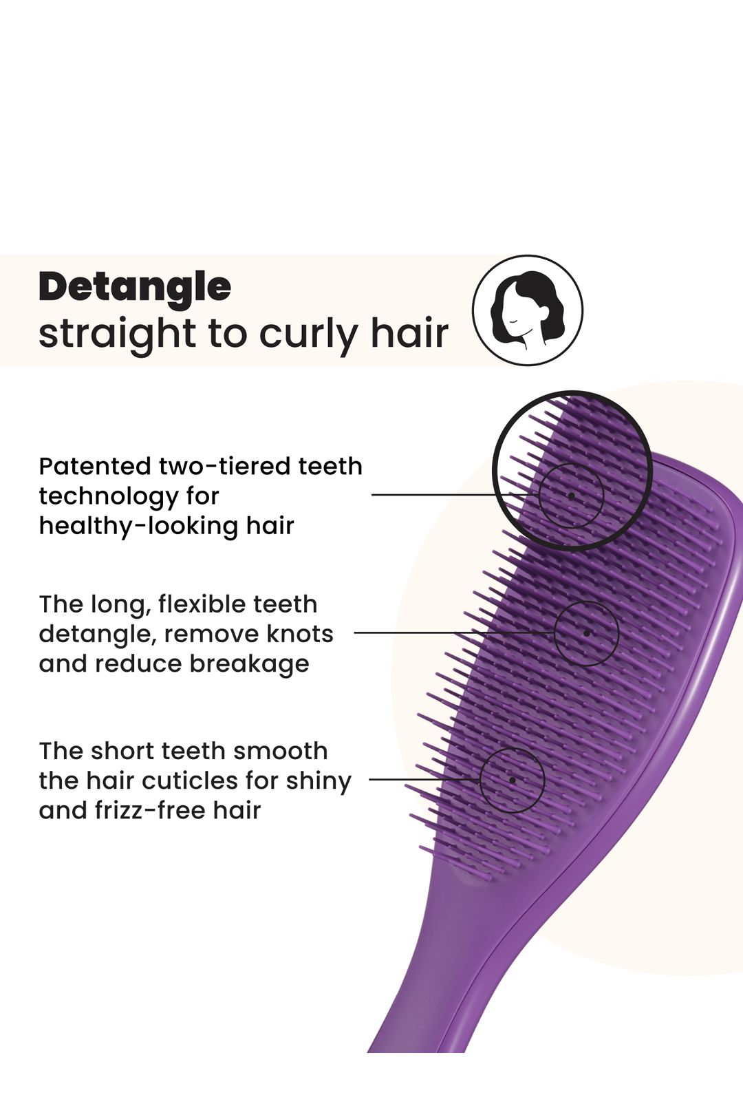 Tangle Teezer The Ultimate Detangler Fresh Purple Fresh Purple image 2