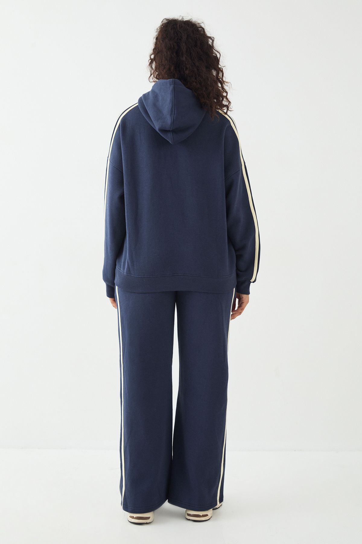 DSGN Studio DSGN Studio Side Stripe Straight Leg Jogger Navy image 2