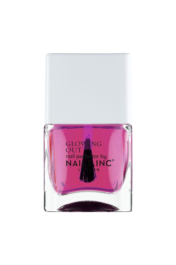 Nails Inc Glowing My Way Glow-Enhancing Nail Perfector Polish Multi