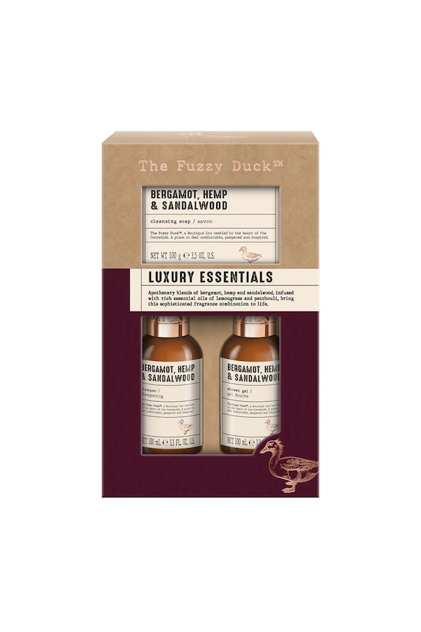 Baylis & Harding The Fuzzy Duck Bergamot, Hemp & Sandalwood Men's Luxury Essentials Gift Set Multi