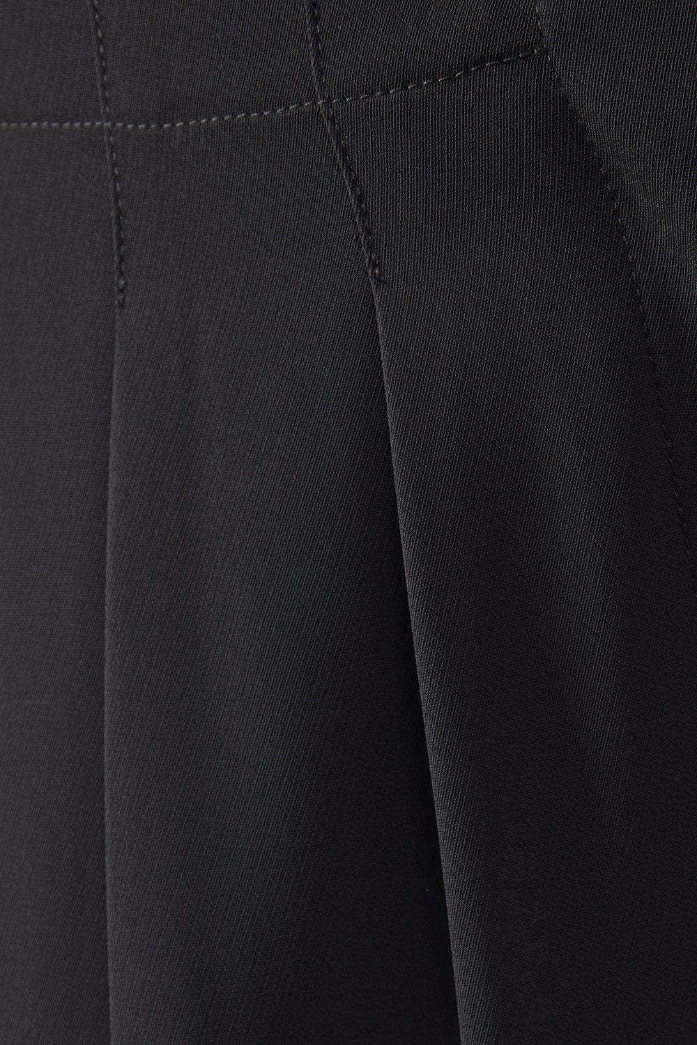 Warehouse Drape Pleat Detail Wide Leg Trouser Charcoal image 5