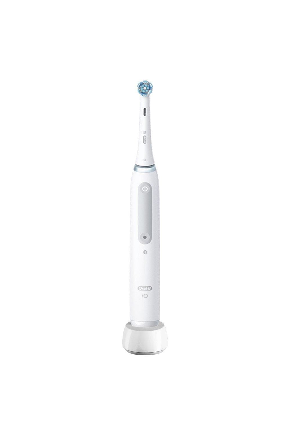 Oral B iO4 White Electric Rechargeable Toothbrush White image 3
