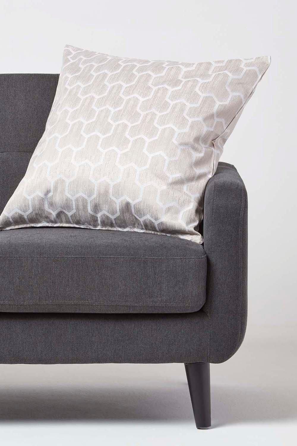 Homescapes Geometric Jacquard Cushion Cover image 2