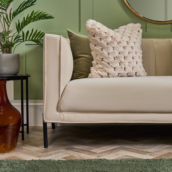 OHS 2 Pack Soft Jumbo Waffle Fur Decorative Square Cushion Covers