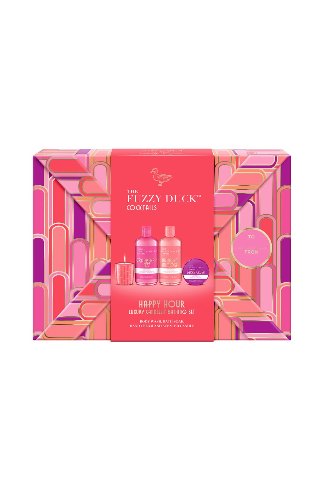 Baylis & Harding The Fuzzy Duck Cotswold Cocktails Luxury Candlelit Bathing Gift Set Multi image 1