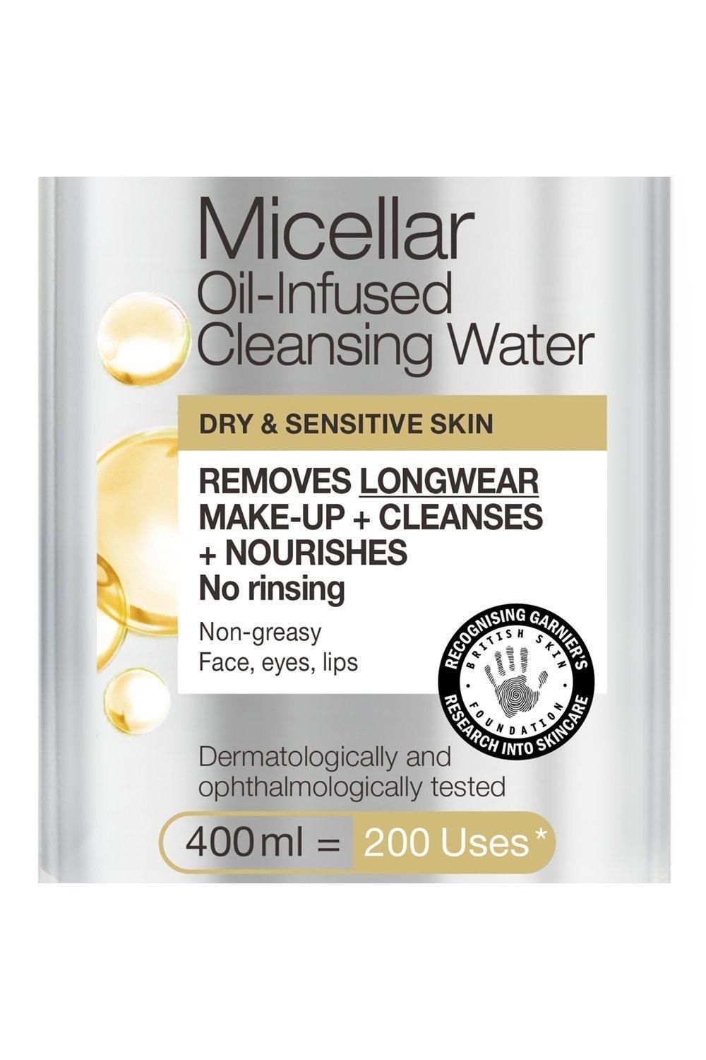 Garnier Micellar Water Oil Infused Facial Cleanser For Waterproof Makeup Multi image 3