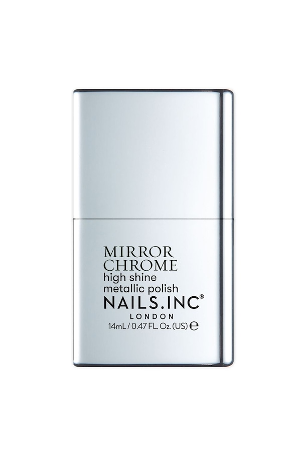 Nails Inc Chrome Nail Varnish Silver