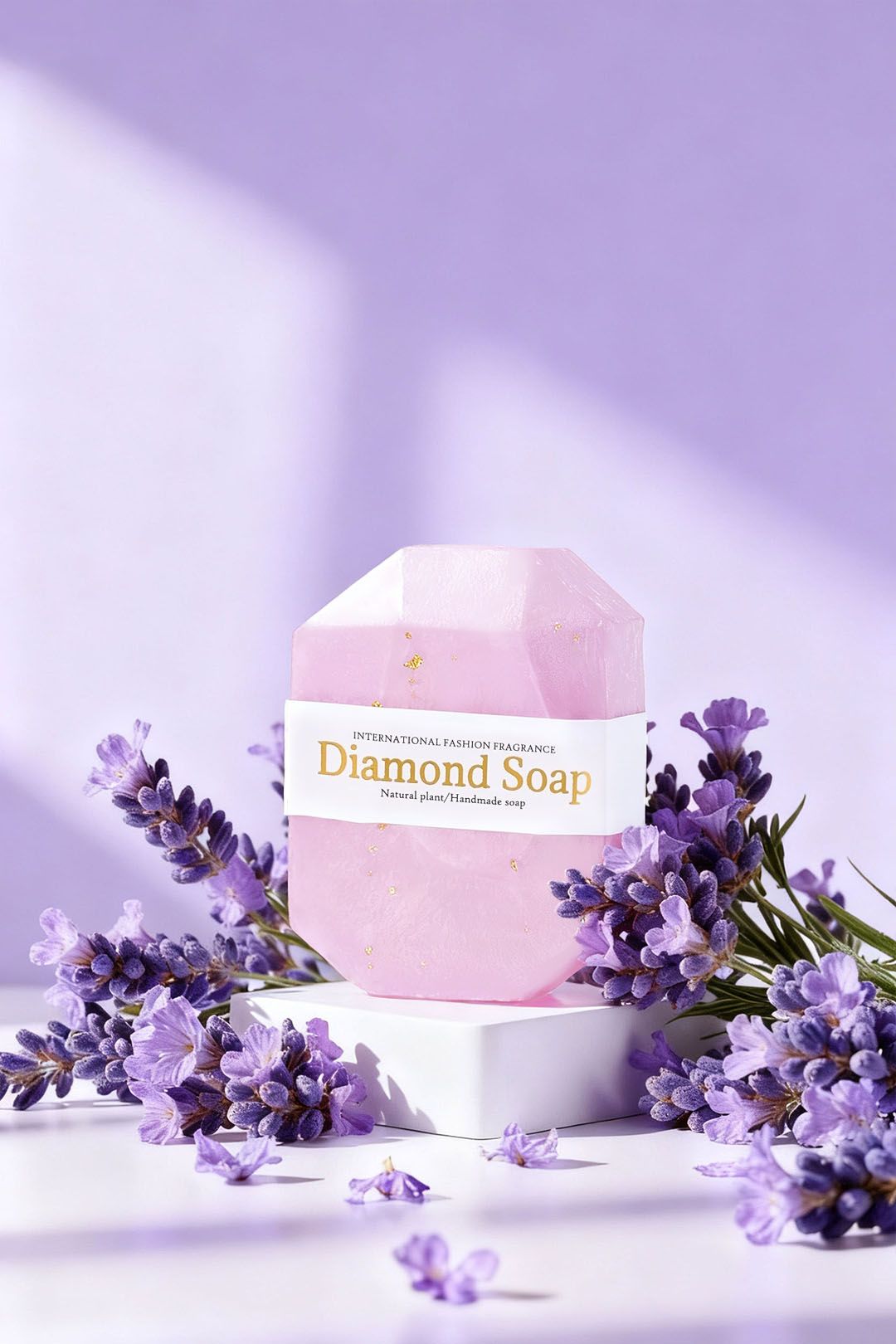 Living and Home Lavender-Scented Spa Bath Gift Set image 3