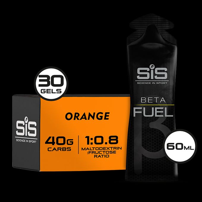 Science in Sport Beta Fuel Dual Source Energy Gel 60ml - Orange - 30 Pack image 1