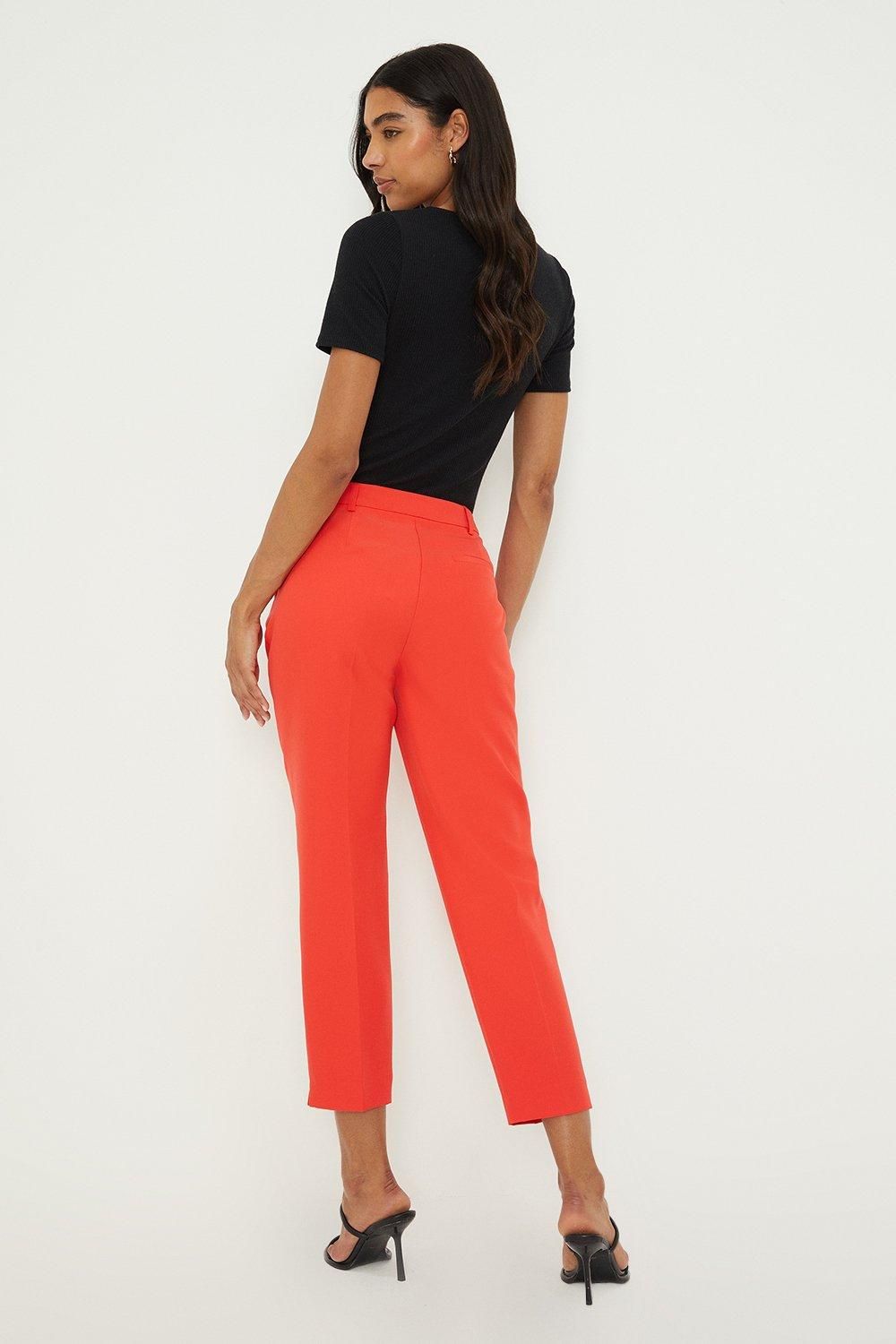 Dorothy Perkins Ankle Grazer Trouser Coral image 3