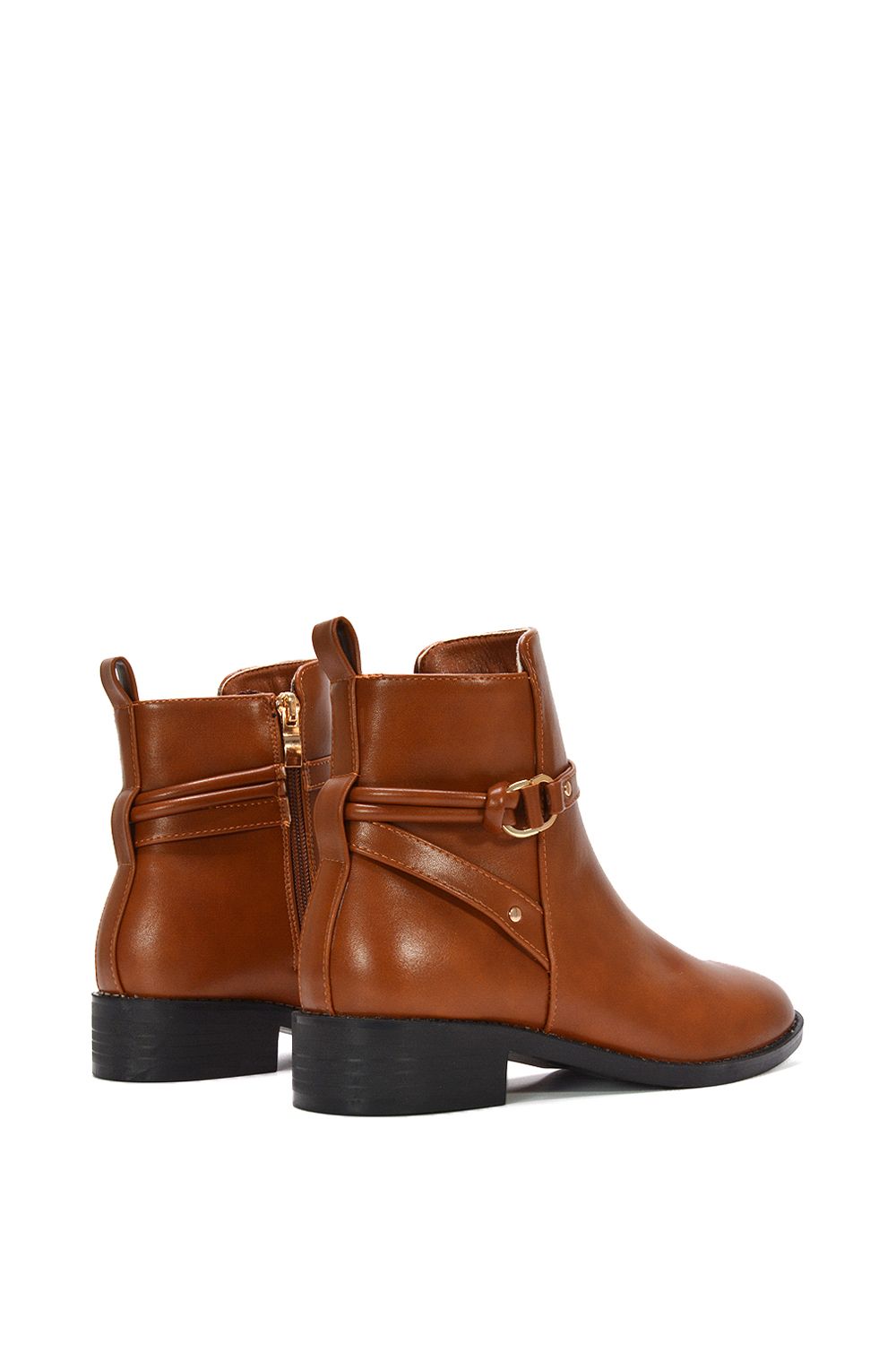 XY London 'Mollie' Low Block Heel Ankle Boots image 4