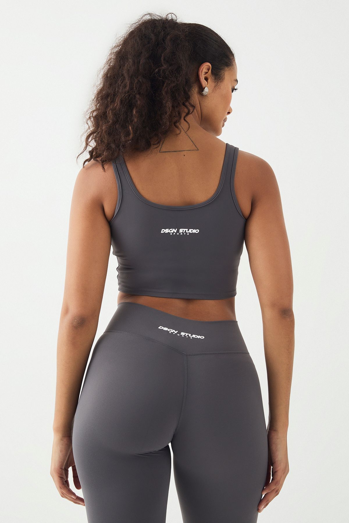 DSGN Studio DSGN Studio Ultra Sculpt Padded Sports Bra Charcoal image 2