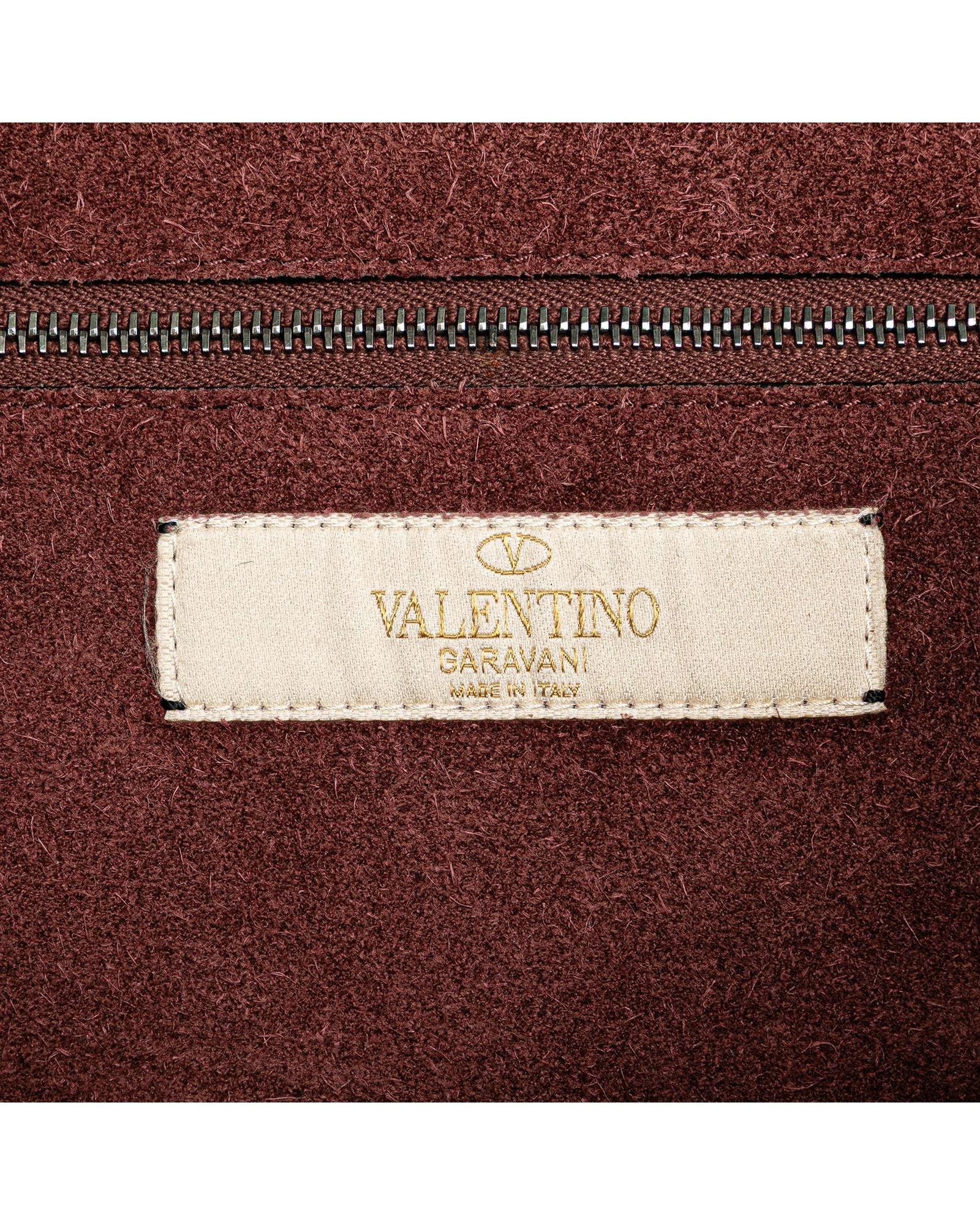 Valentino Preloved Rockstud Shoulder Bag Crossbody Wo - Red Crossbody Bags image 6