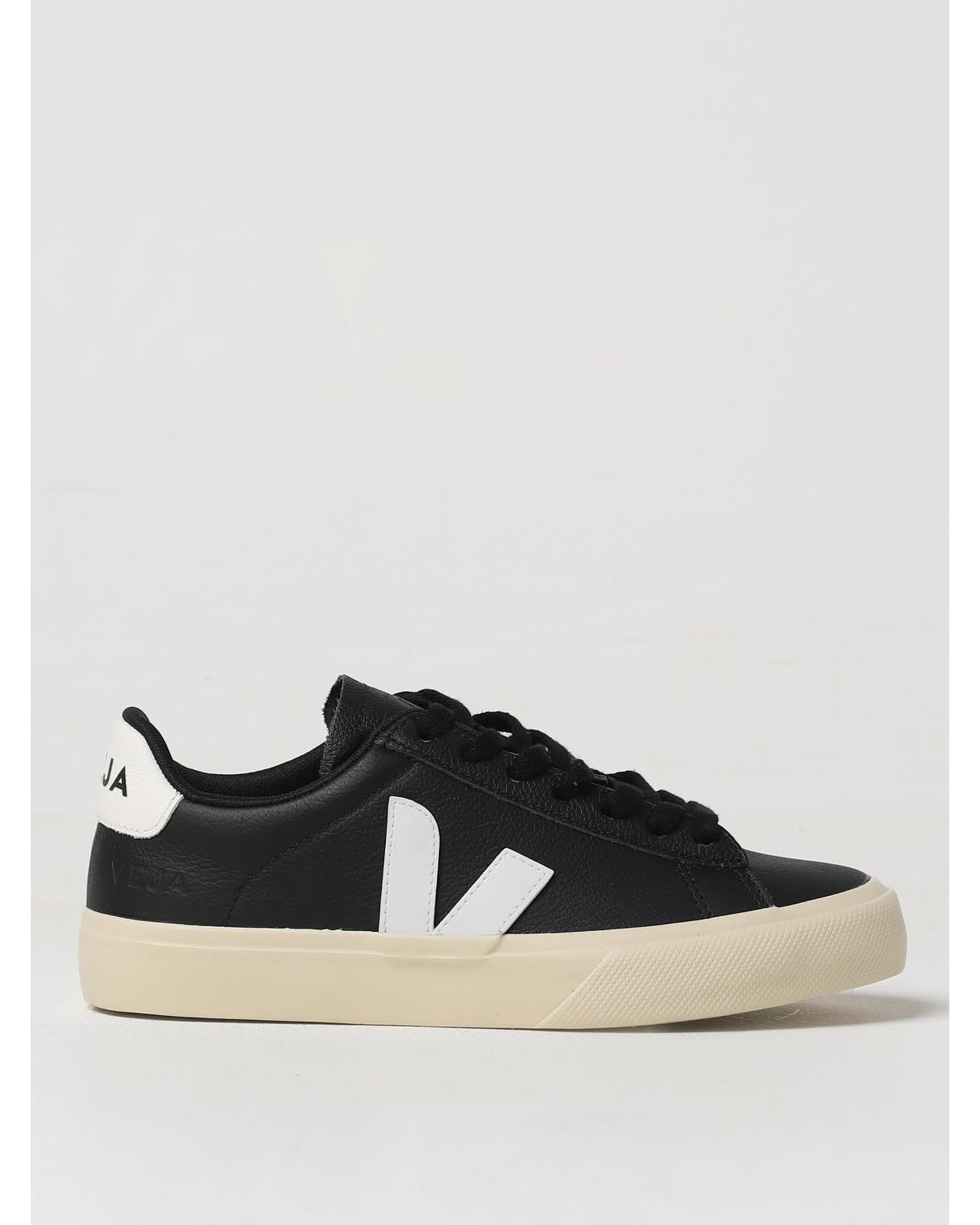 Veja V10 Leather Sneaker Wo - Black