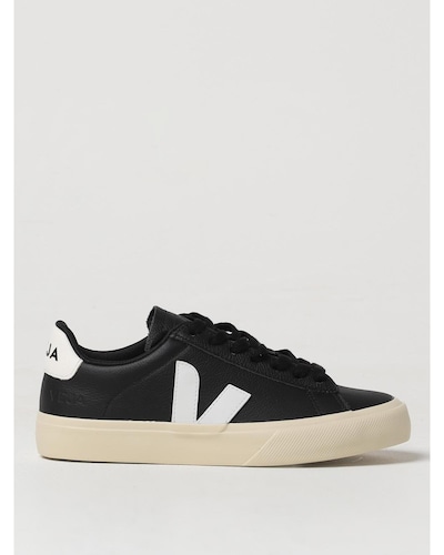 Veja V10 Leather Sneaker Wo - Black
