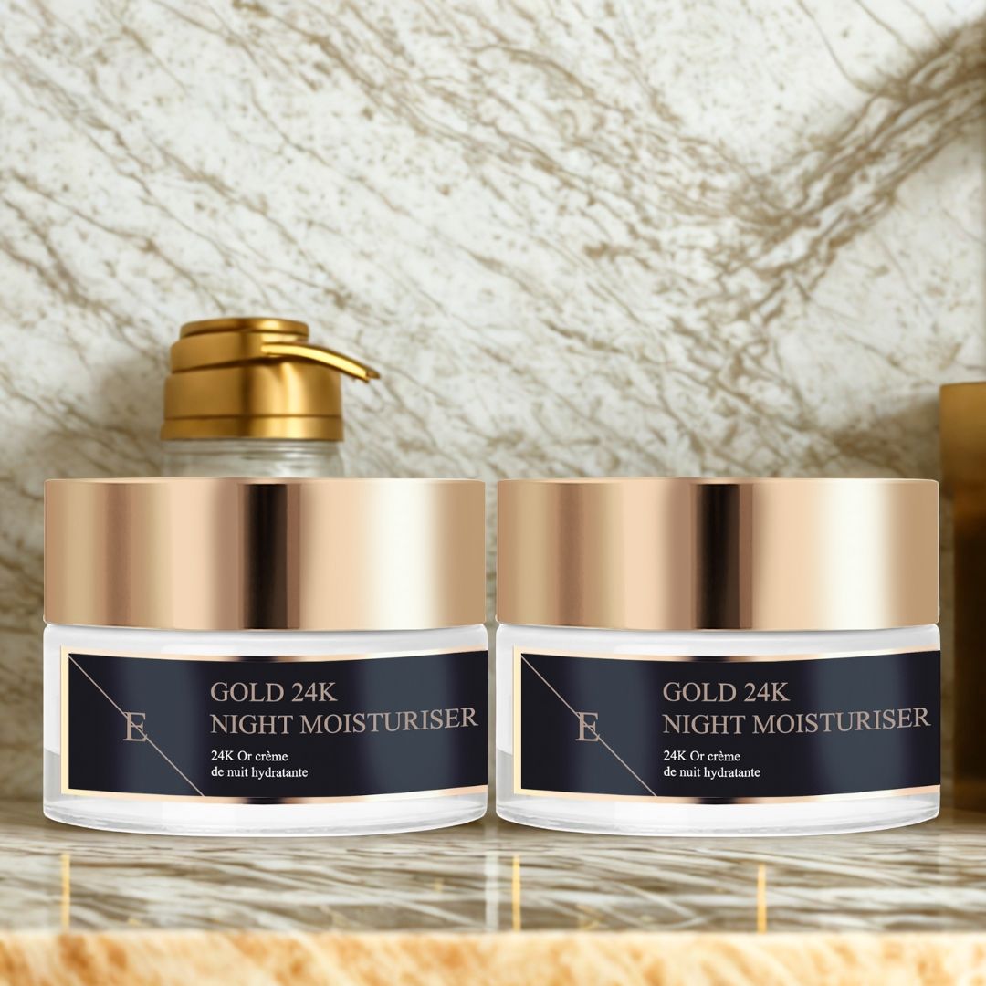 Erth Skin London 2 x Anti-Wrinkle Night Moisturiser 24k Gold 50ml image 3