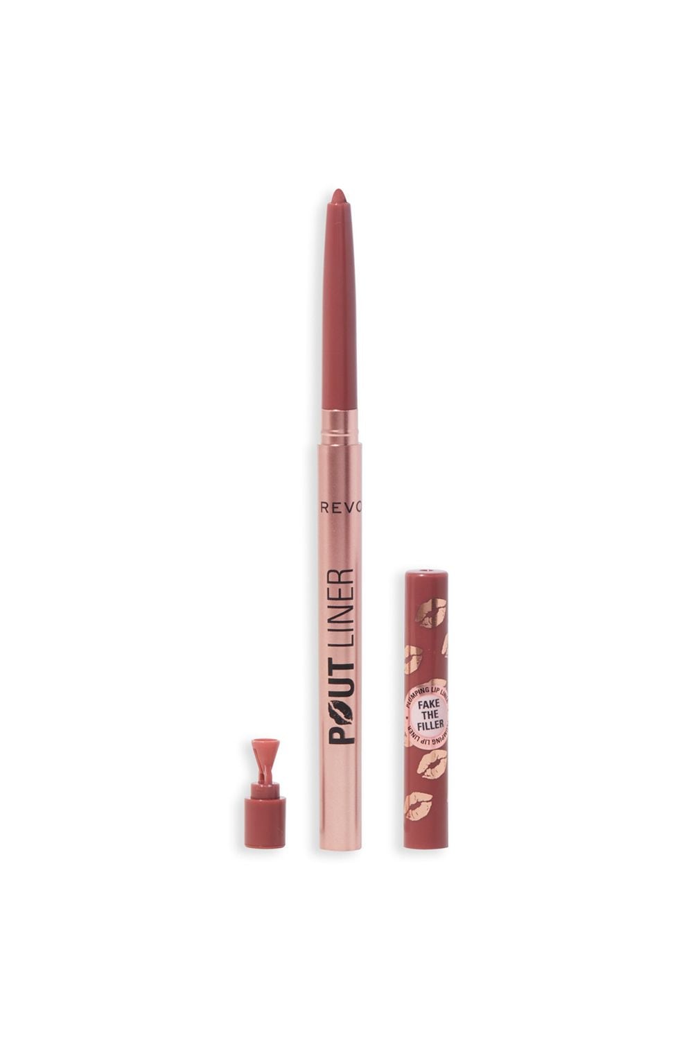 Revolution Pout Bomb Plumping Lip Liner Doll Cool Nude image 1