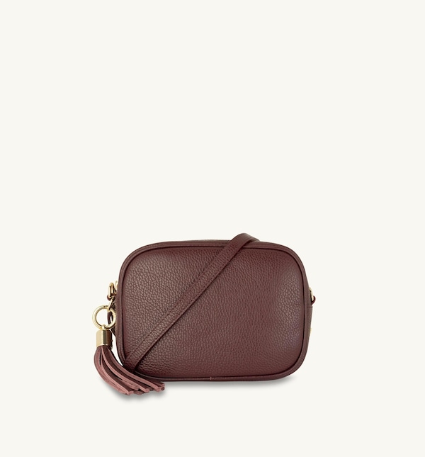 Apatchy London The Tassel Leather Crossbody Bag