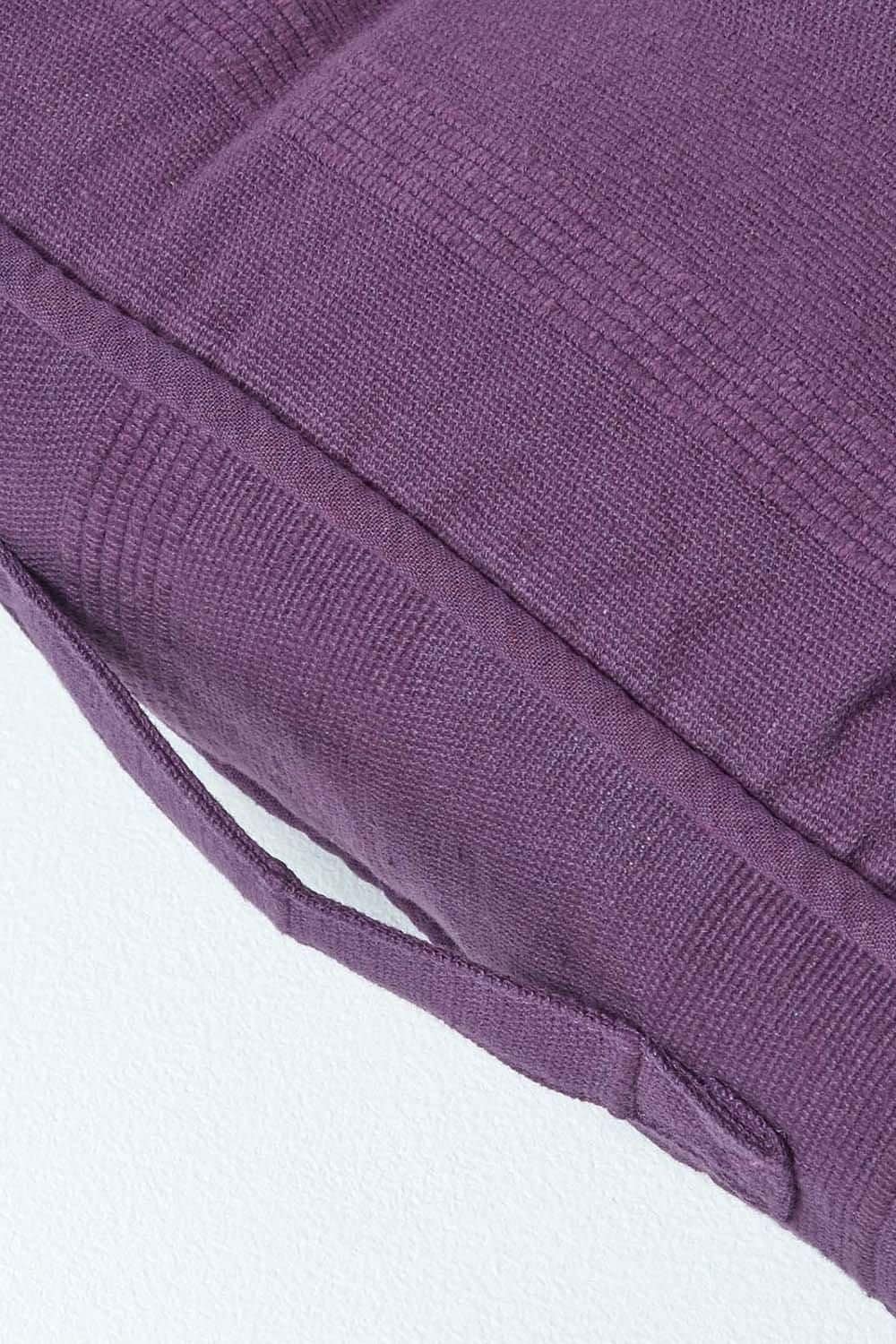 Homescapes Rajput Ribbed Cotton Floor Cushion image 4