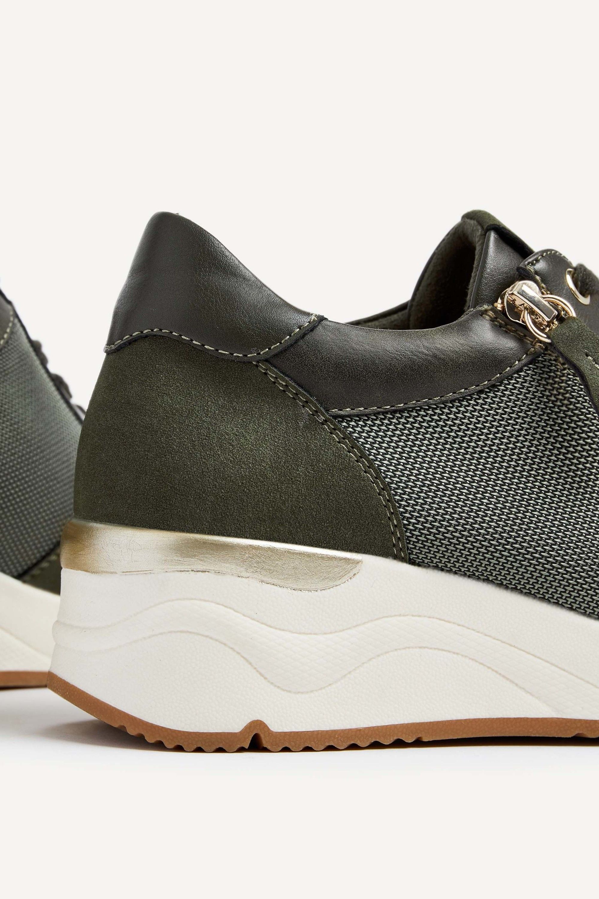 Linzi Luca Khaki Wedge Trainer image 5