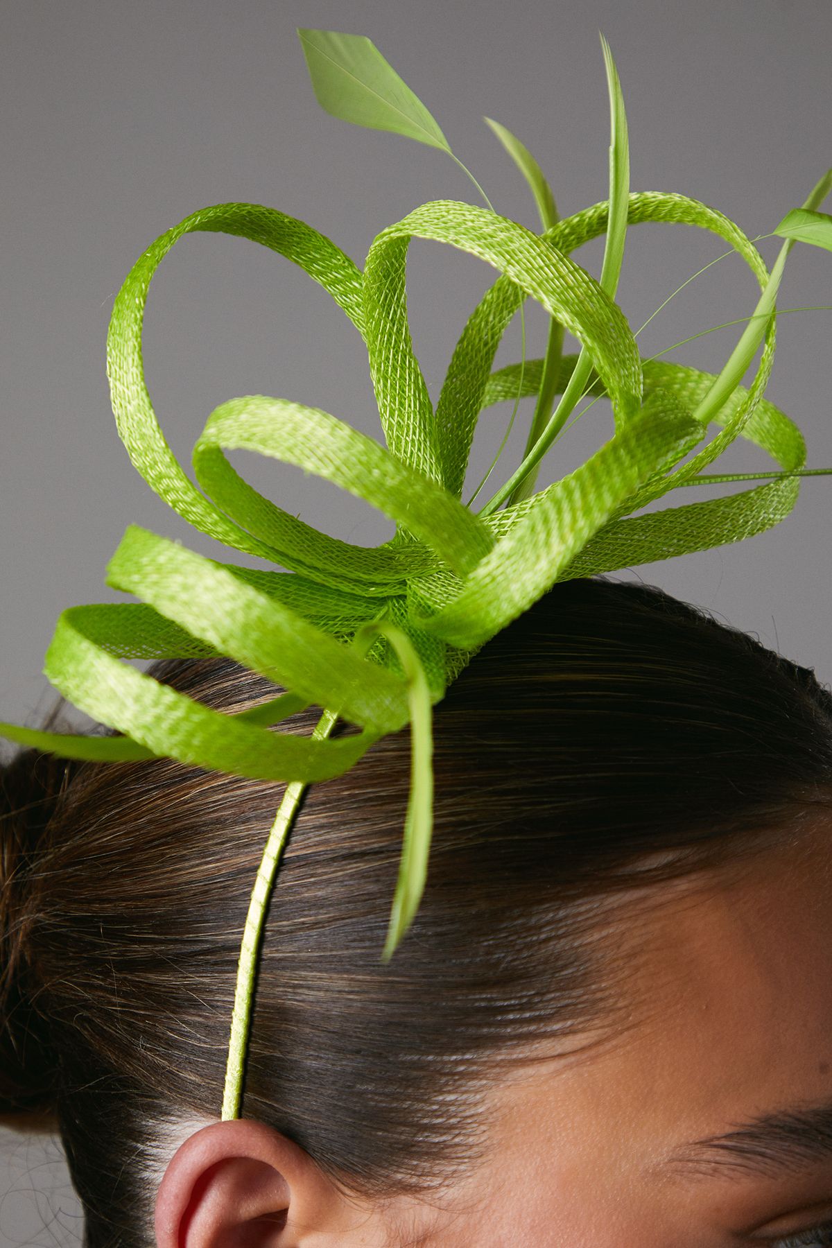 Coast Loop Headband Fascinator Lime image 3