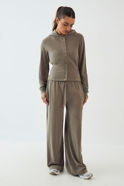 DSGN Studio DSGN Studio Heavy Rib Straight Leg Jogger Washed Khaki