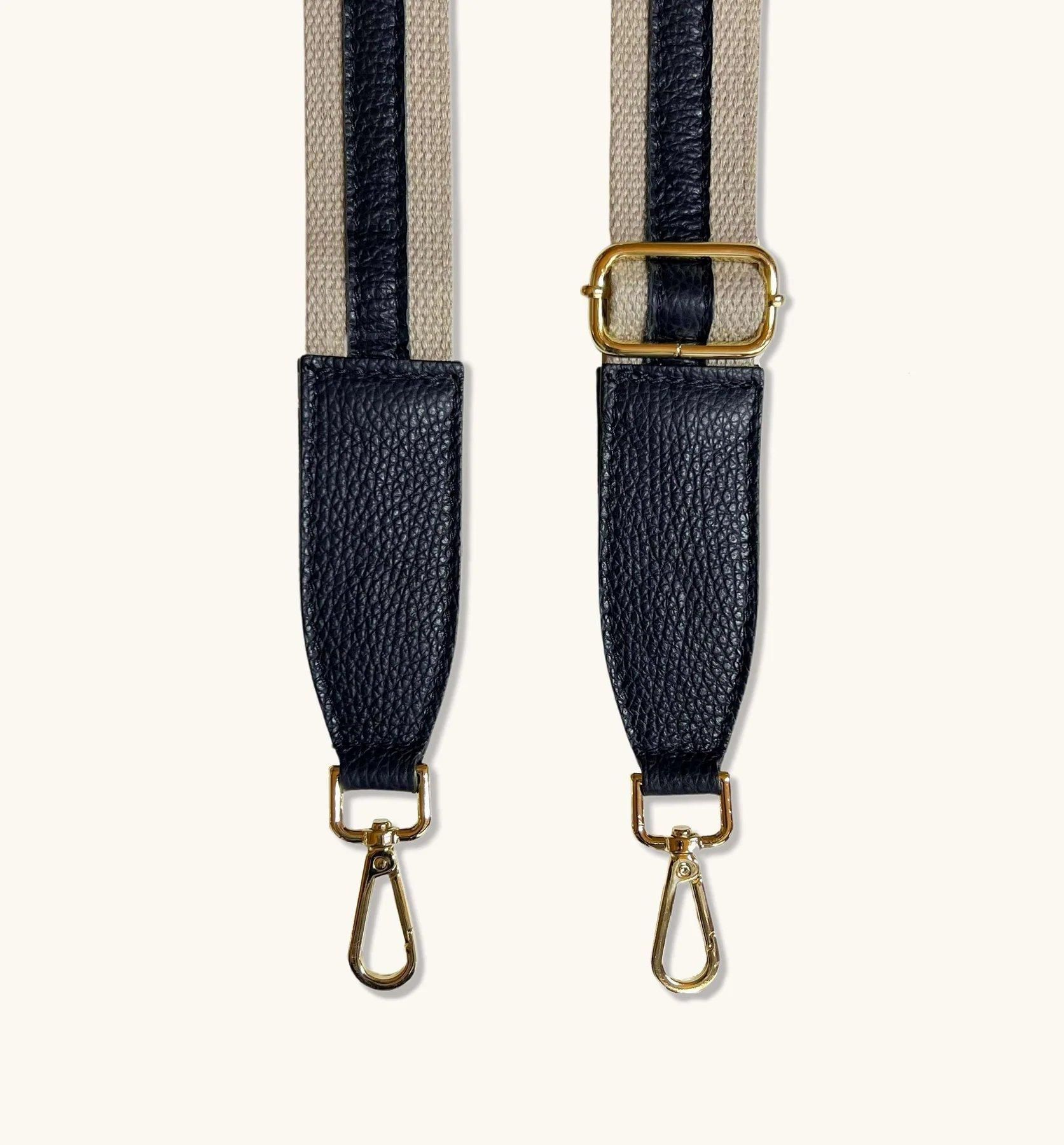 Apatchy London Navy Leather And Canvas Strap image 1