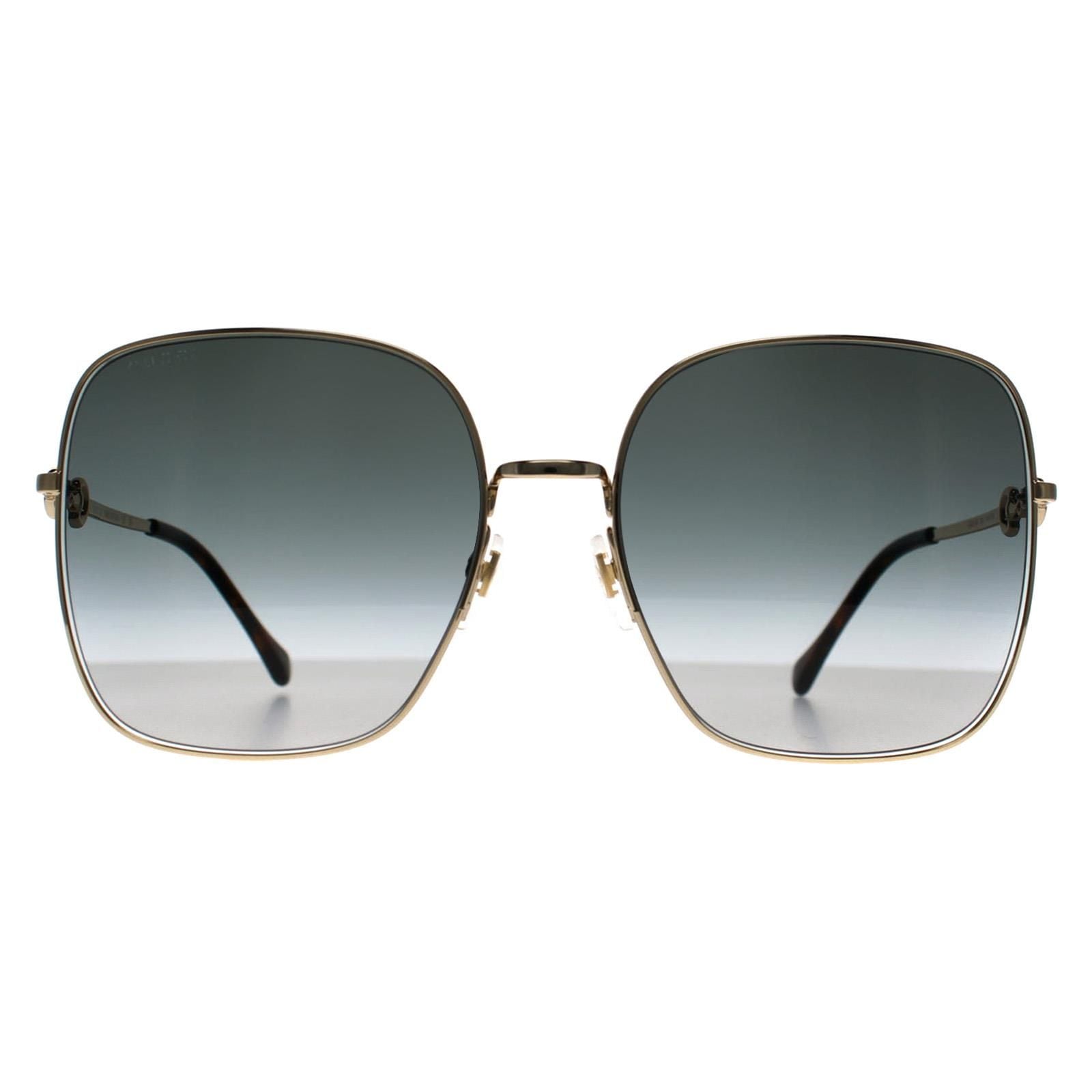 Gucci Square Gold Grey Gradient GG0879S image 1
