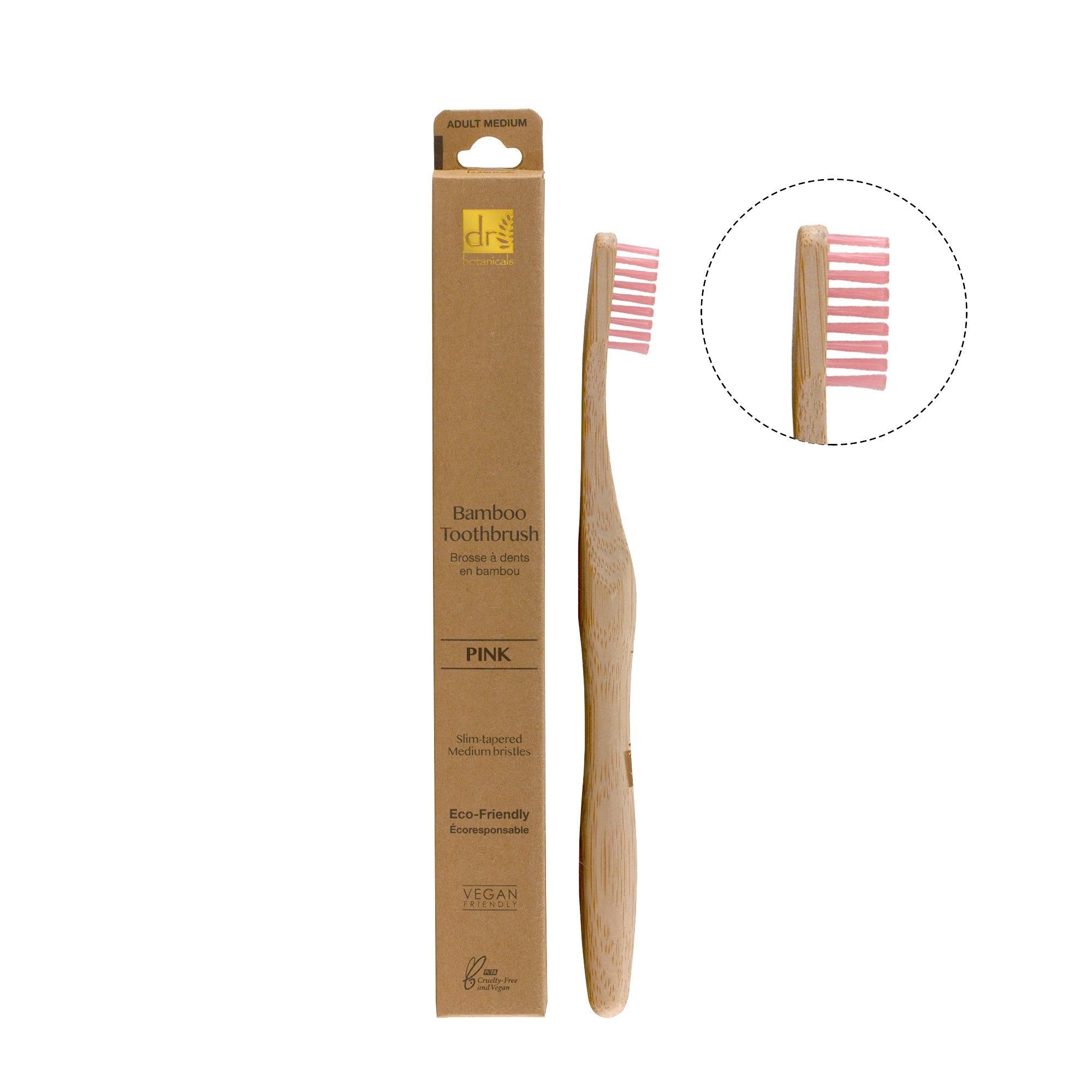 Dr. Botanicals Pastel Bamboo Toothbrush Kit image 4