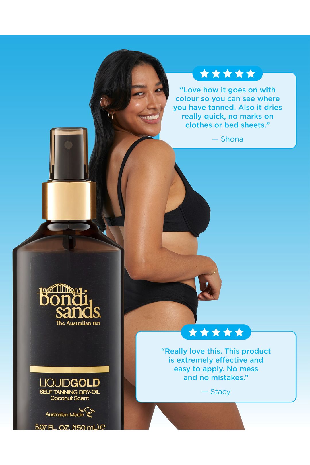 Bondi Sands Liquid Gold Self Tanning Oil 150ml Multi image 5