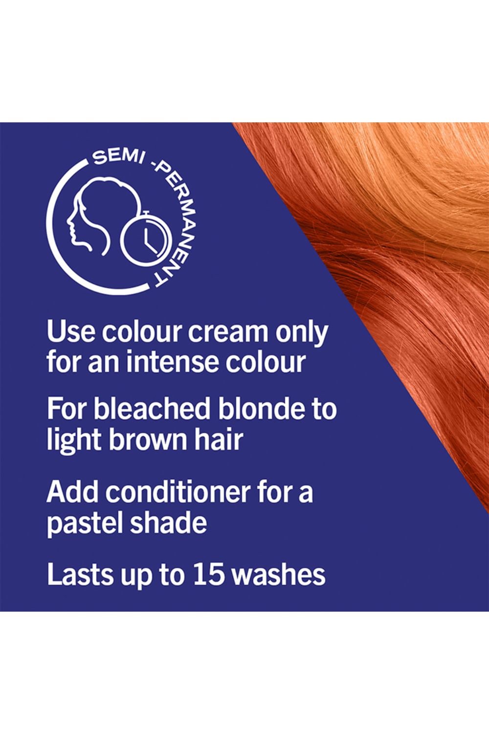 Schwarzkopf LIVE Ultra Brights Vibrant Semi-Permanent Hair Dye Orange image 4