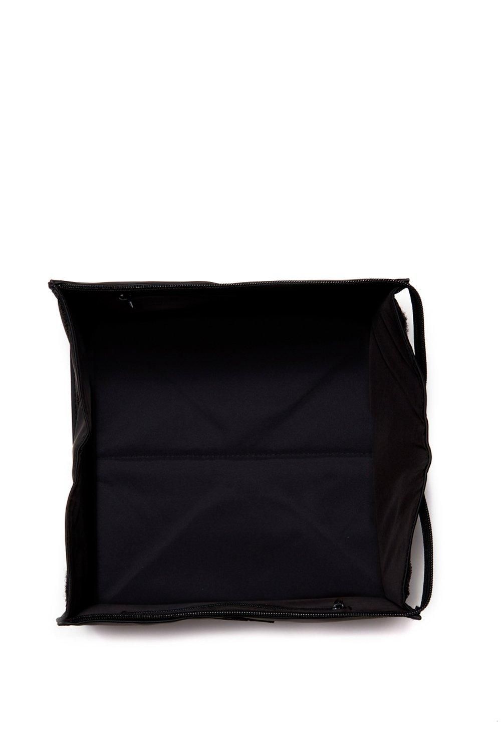 The Flat Lay Co Unisex Box Sponge Bag in Black Black image 4