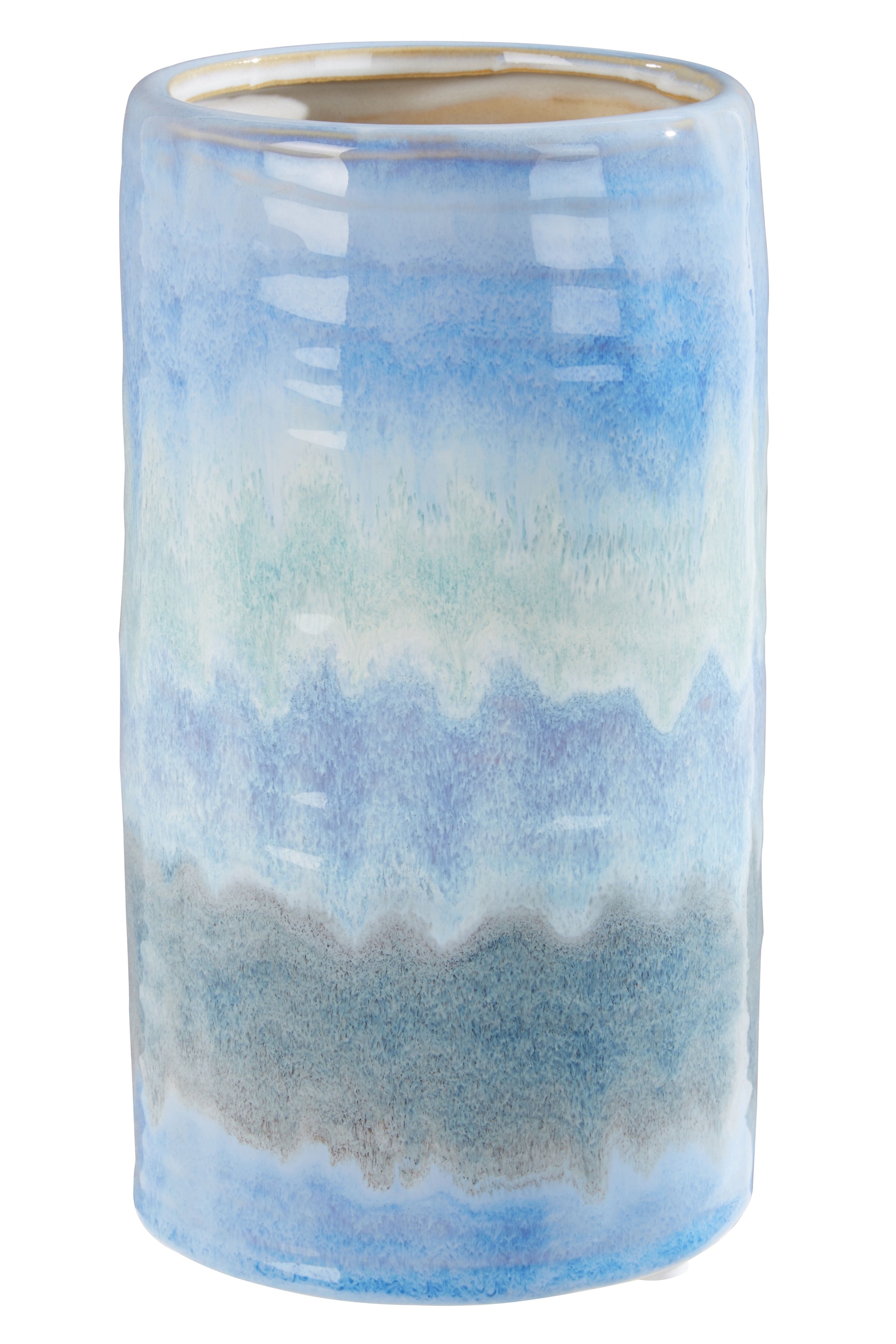 Orsina Portable Small Grey Vase, Versatile Flower Vase, Glazed Finish Stoneware, Ceramic Pottery Vase image 3