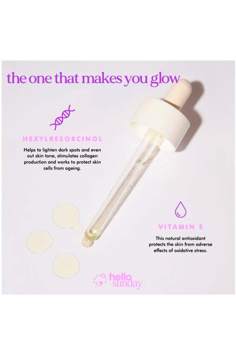 Hellosunday The One That Makes You Glow - SPF40 Hyperpigmentation Treatment Serum Multi image 4