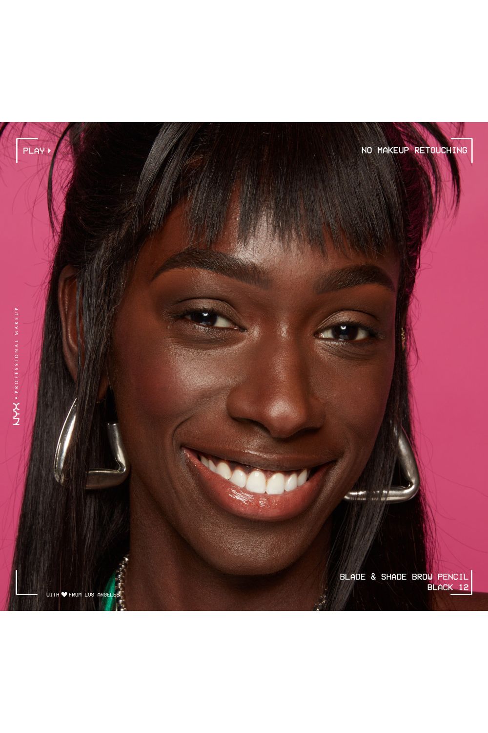 NYX Professional Makeup Blade & Shade, Nano Brow Mechanical Pencil 0.06g Black image 10