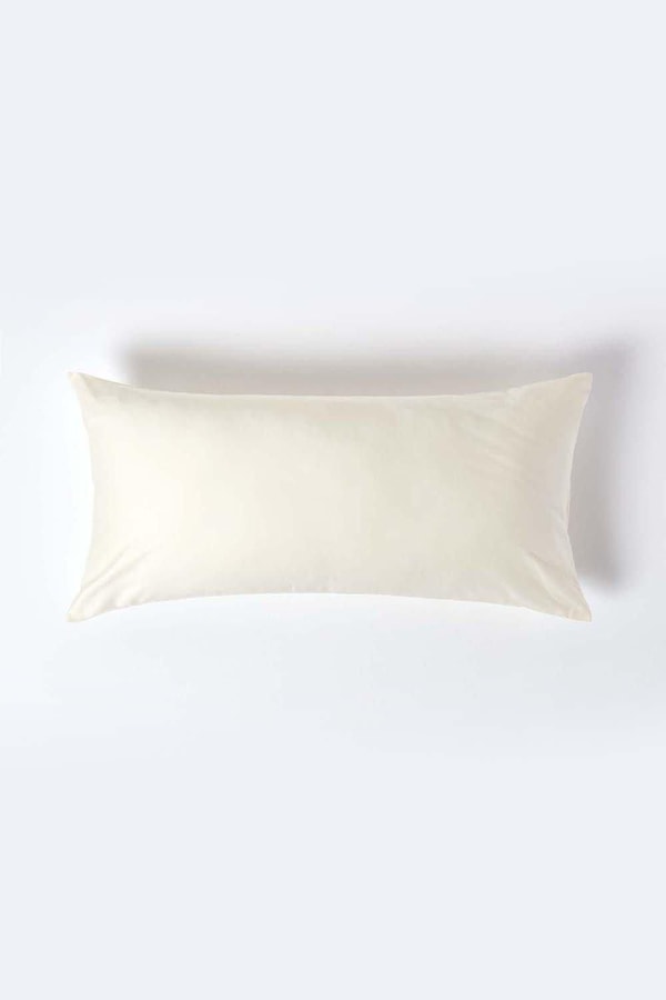 Homescapes Continental Egyptian Cotton Pillowcase 1000 TC, 40 x 80 cm