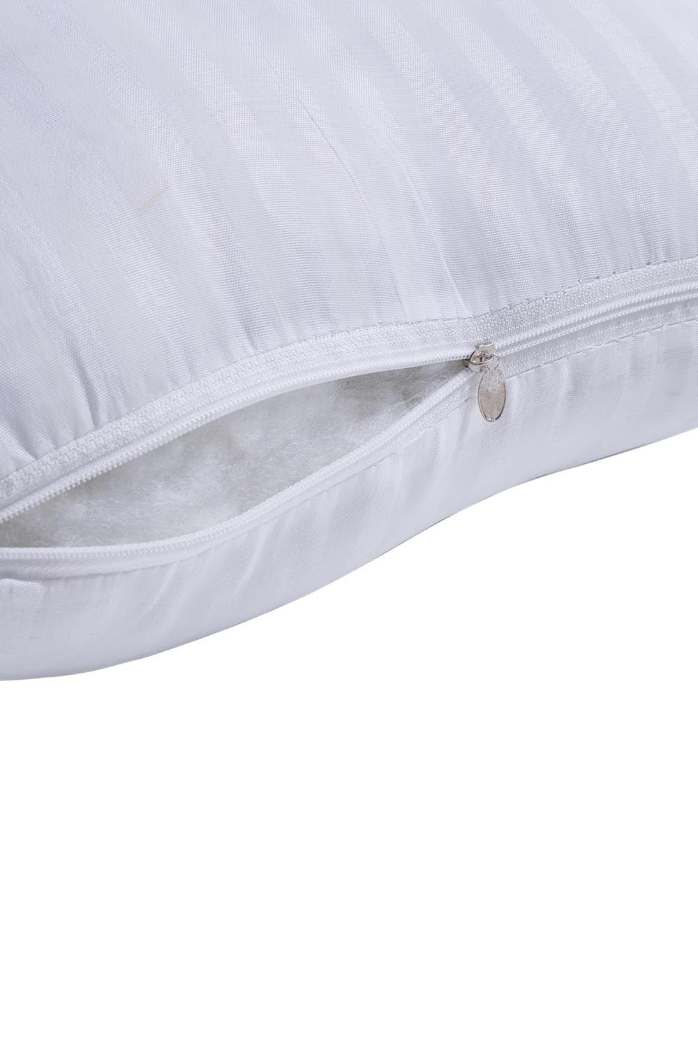 Living and Home 2Pcs Washable Stripe Bed Pillows Comfortable Medium Firm Support Pillows, 70cm L x 42cm W image 4