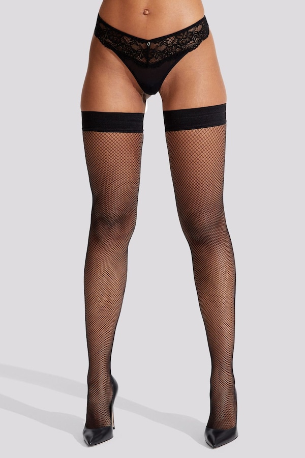 Ann Summers Micro Fishnet Seamed Hold Ups