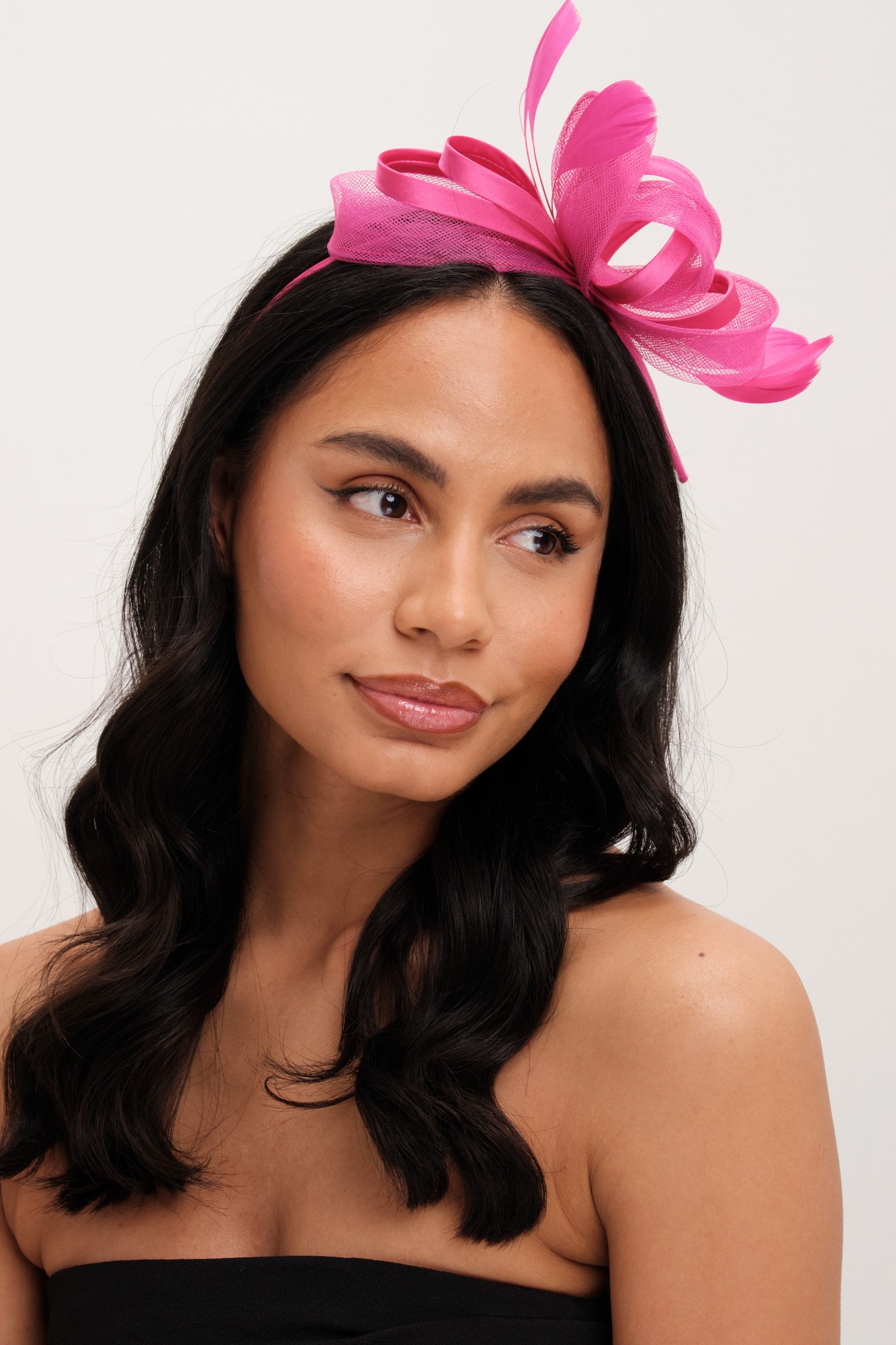 Jon Richard Fushia Medium Fascinator image 4