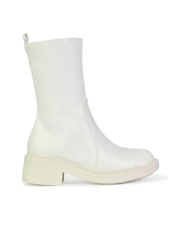 XY London 'Senna' Calf High Cleated Sole Boots