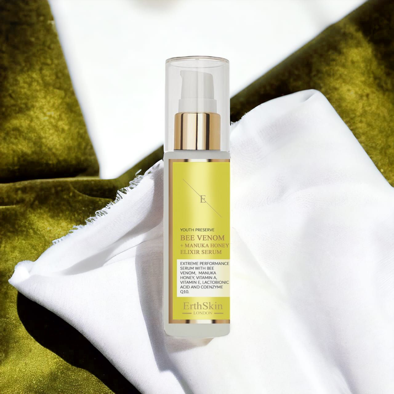 Erth Skin London Radiant Revival Duo Vitamin C Bio Brightening Moisturiser 50ml + Bee Venom & Manuka Honey Elixir Serum 60ml image 8