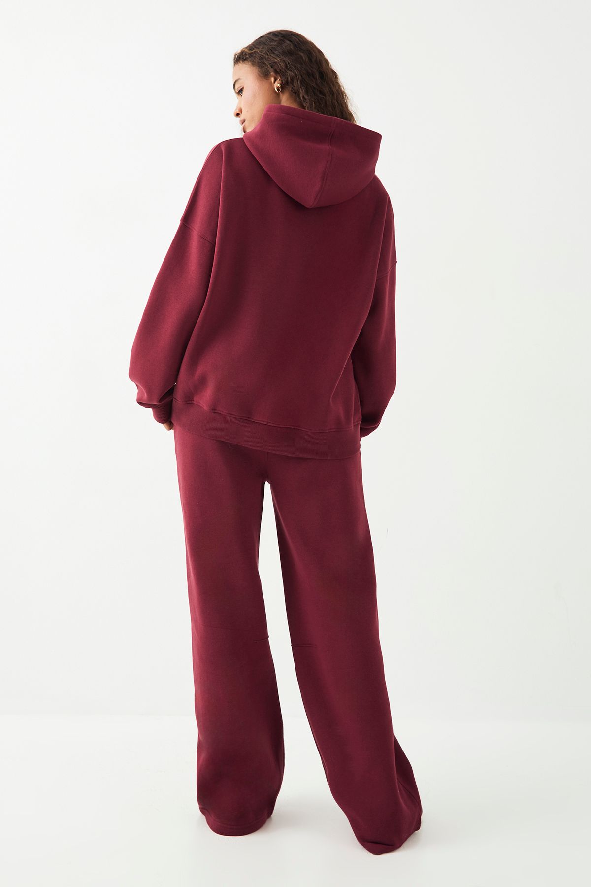 DSGN Studio DSGN Studio Sport Straight Leg Jogger Burgundy image 2