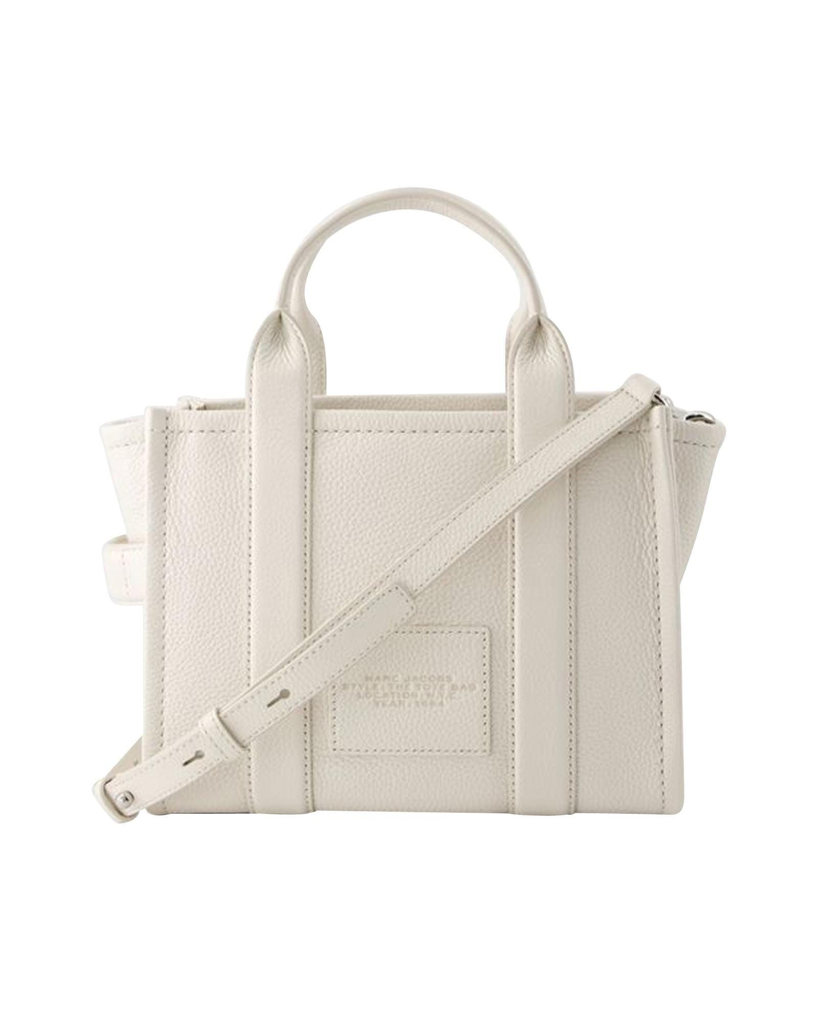 Marc Jacobs The Tote Bag Classic Leather Tote Wo - Metallic | Silver image 3