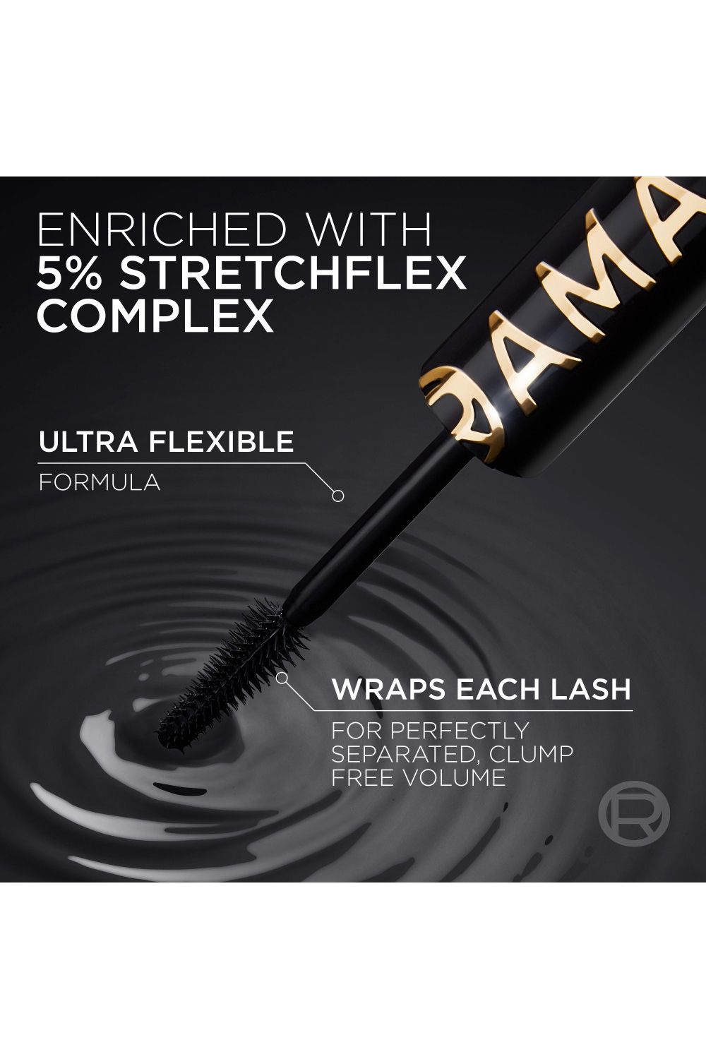 L'Oréal Paris Volume Million Lashes Panorama All Night Volumising Mascara, Black 9.9ml Black image 7