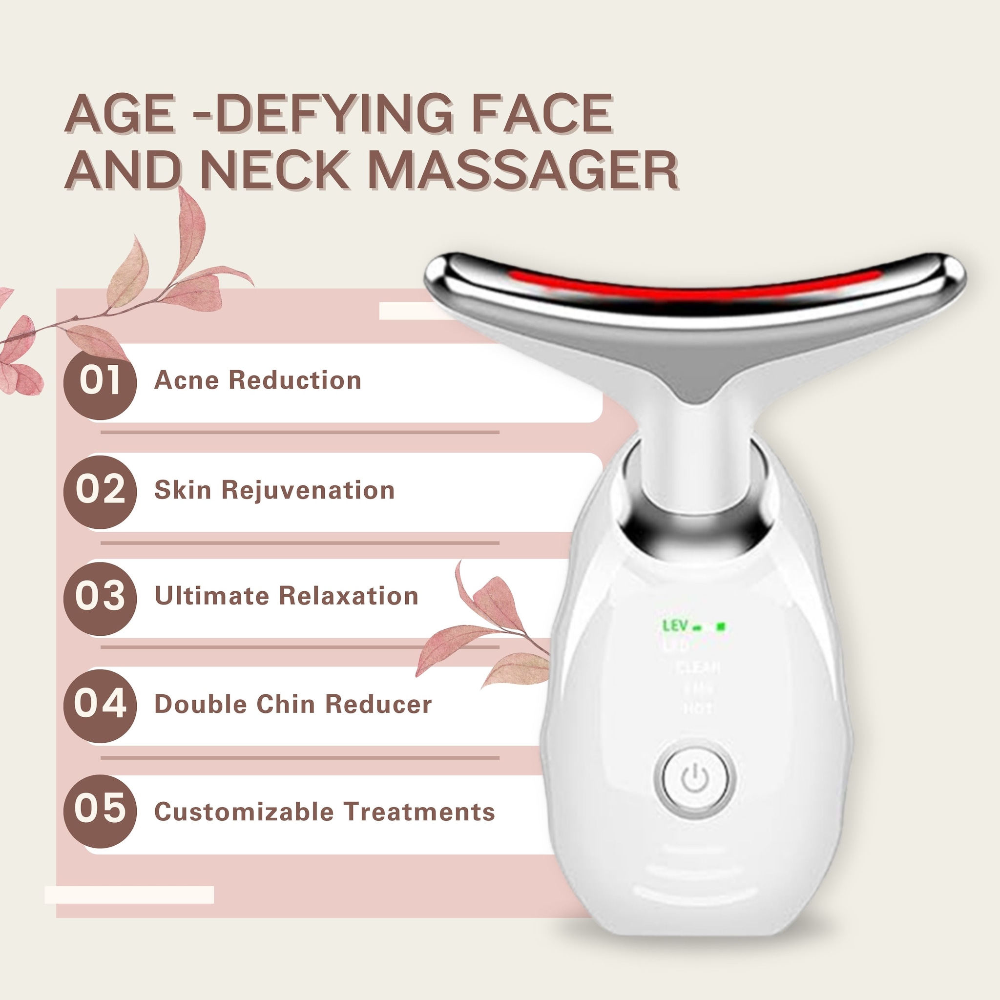 Erth Skin London Age Defying Face And Neck Massager image 4