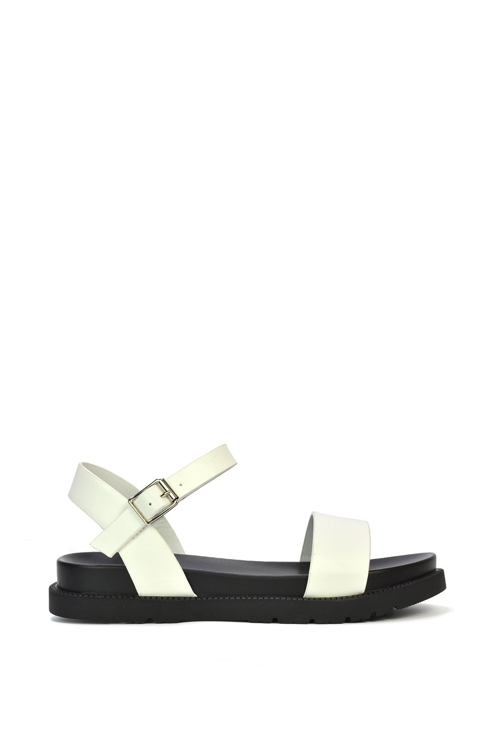 XY London 'Grace' Two Strap Open Toe Platform Sandal Shoes image 1