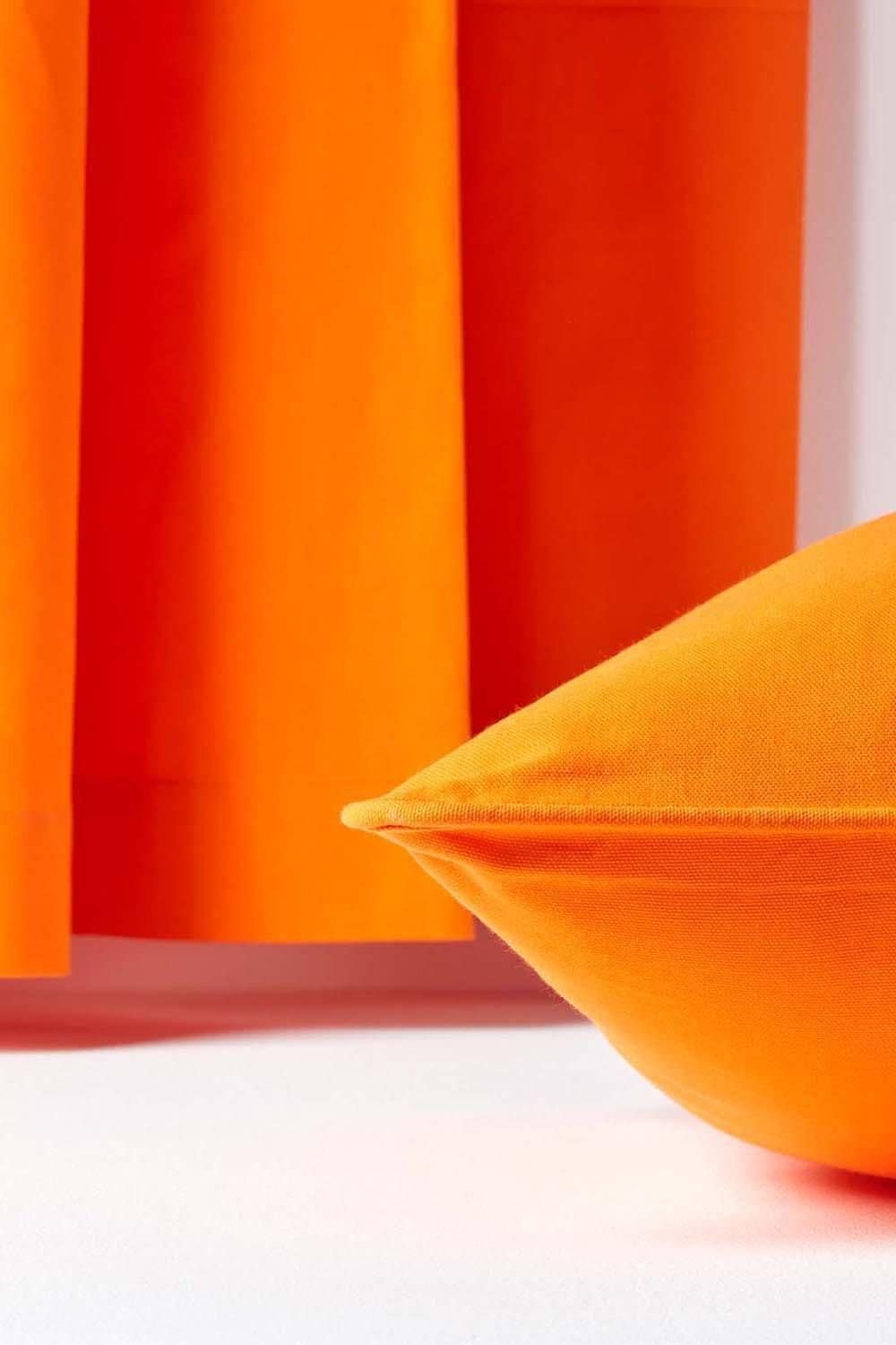 Homescapes Cotton Plain Cushion Cover image 5