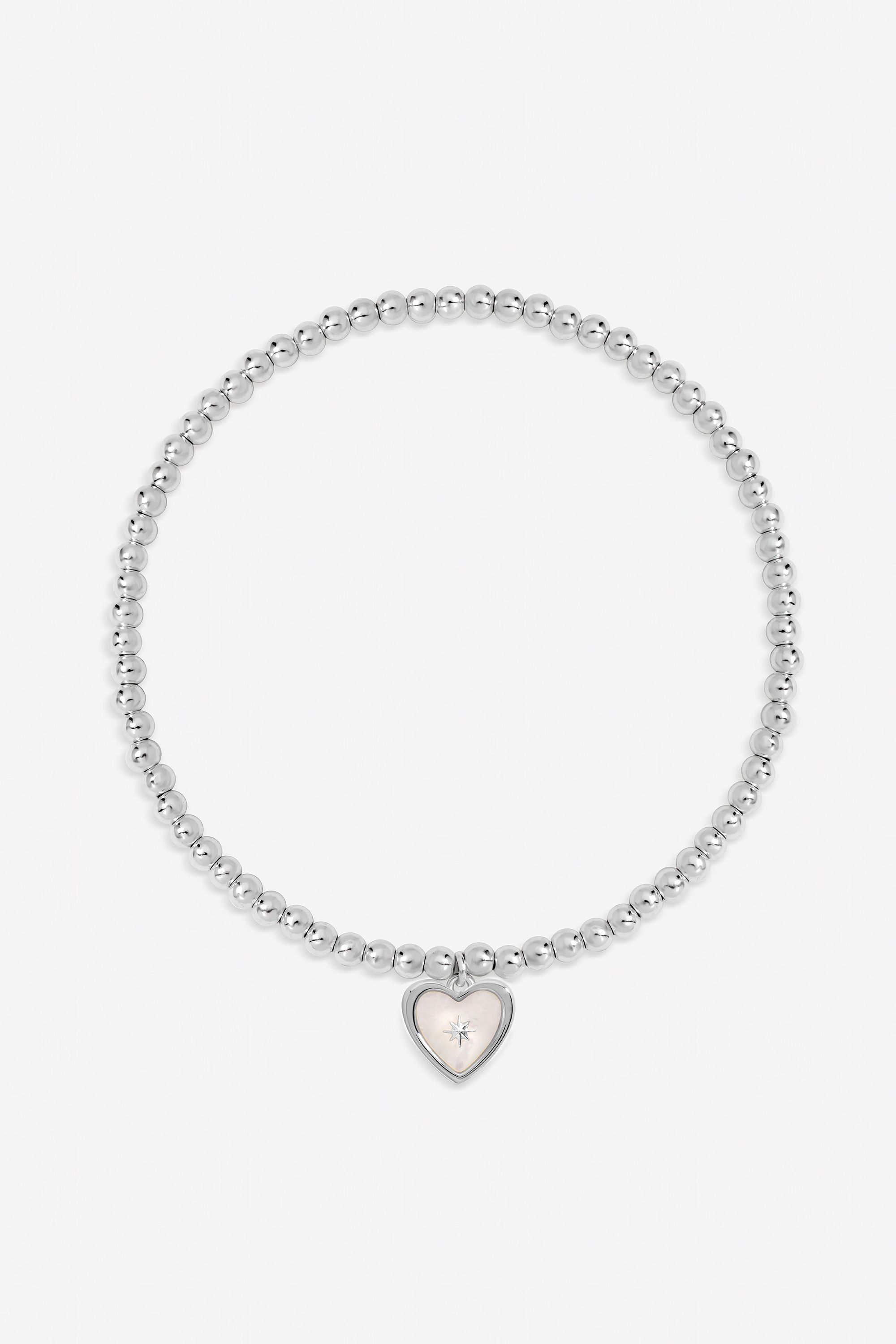 Inicio Sterling Silver Plated Mother of Pearl Celestial Bracelet - Gift Pouch image 1