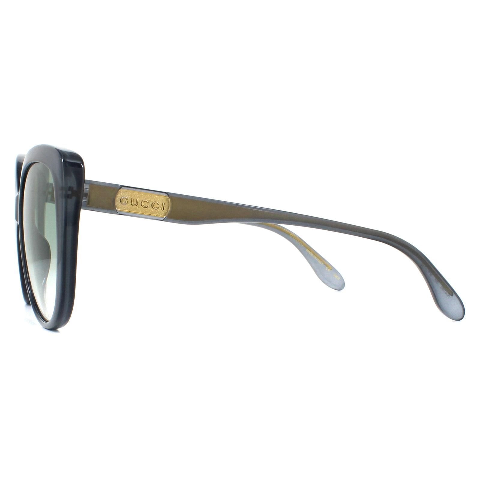 Gucci Cat Eye Blue Green Gradient Sunglasses image 3