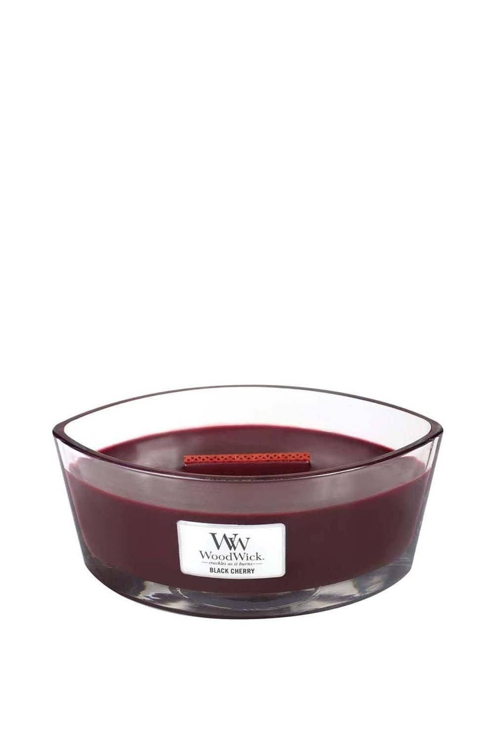 Woodwick Black Cherry Ellipse Candle Red image 2
